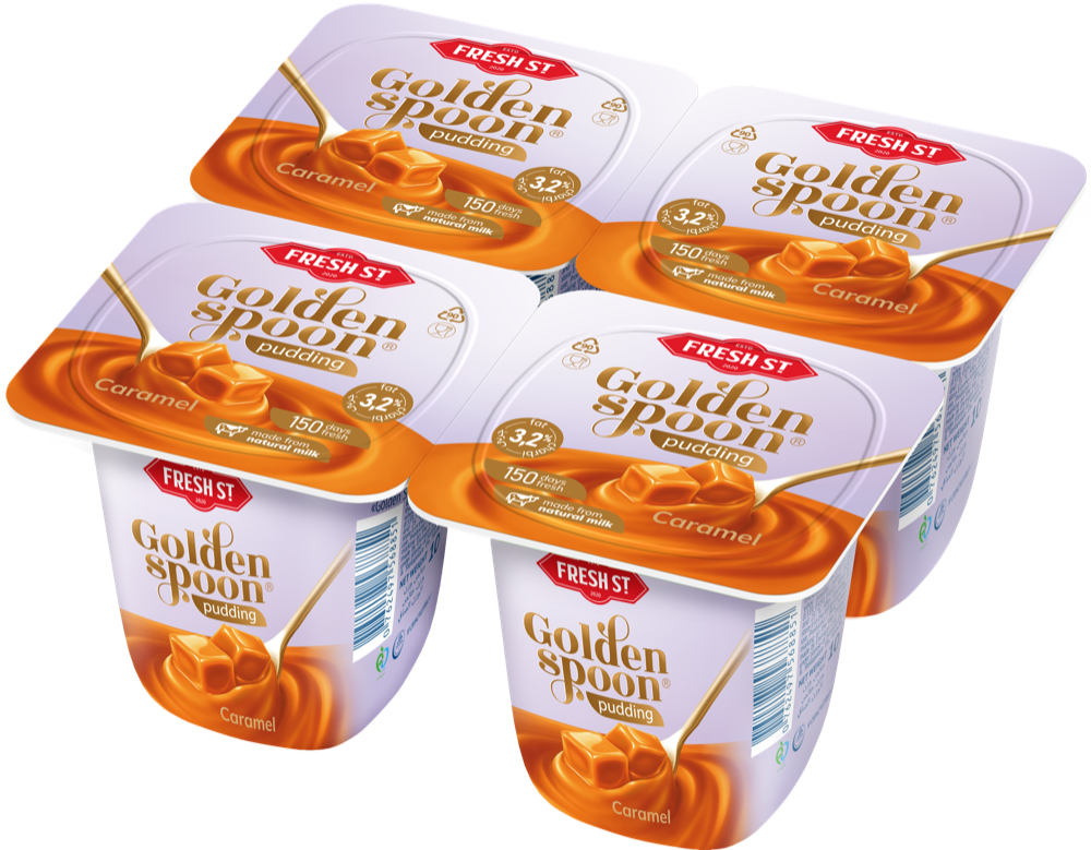 Caramel Pudding, Multipack 4×100g, 400g